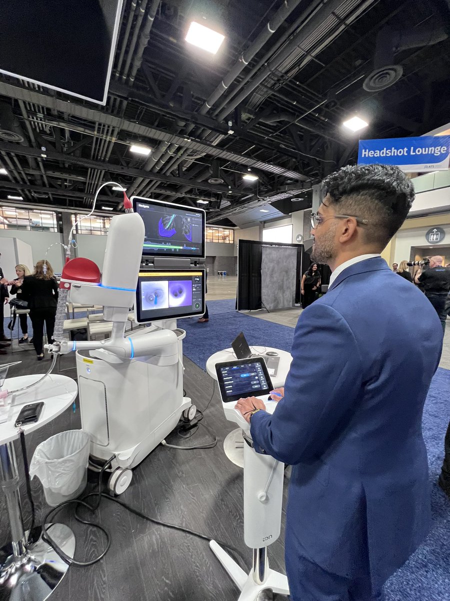 Ok this robot can go places!!!  #ATS2023 #bronchoscopy