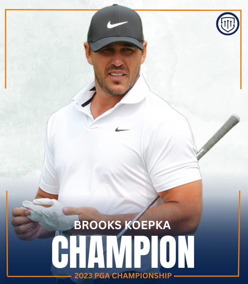 Brooks Koepka has done it 🏆

Your 2023 PGA Championship champion.

All smiles for brooksy.

#PGAChamp2023 #PGAChampionship2023 #PGAChamp