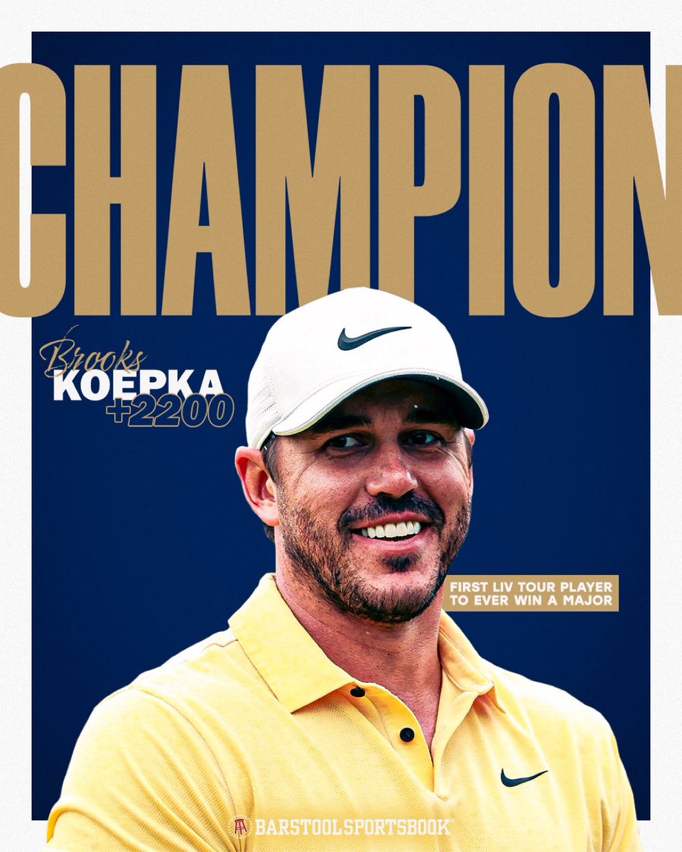 Brooks Koepka is the first LIV Tour golfer to win a Major. PGA fans are in shambles