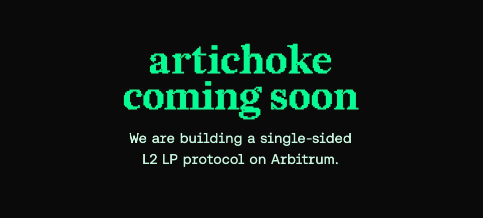 There's a new ARB project on the block -- $CHOKE <a href="/artichoke_fi/">Artichoke</a> building a single-sided L2 LP protocol on Arbitrum.

I see whales adding to their portfolios.. Here are a few wallets that i've seen add this project lately..

1/