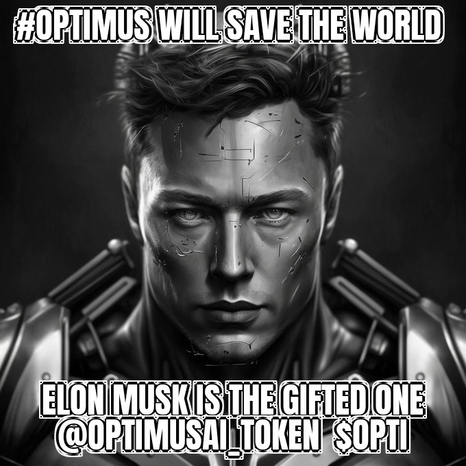 freyaLuvsAI's tweet photo. @TeslaSynopsis #OPTIMUS WILL SAVE THE WORLD! @elonmusk IS THE GIFTED ONE. @OPTI @Tesla_Optimus @OptimusAI_Token https://t.co/sjLDTHFQ8R
