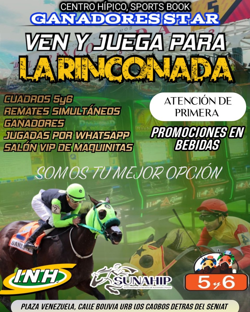 LAPENSION_'s tweet photo. #Hipismo.
⭐CENTRO HÍPICO, GANADORES STAR⭐

3ra. Carrera | La Rinconada @Oficialinh

•Ganador : Forza Di Oro 

•Jockey : José Rivero

•Pizarra : 05/08/01/02/07

•Entrenador : F. Parilli

•Stud : Quaterback / Los Samanes 

•Haras : Los Samanes https://t.co/abzRBXePDV