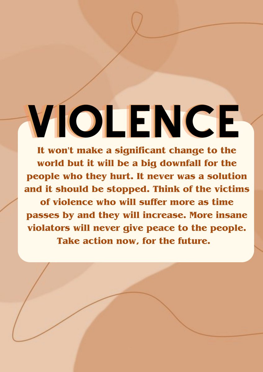 #notoviolence