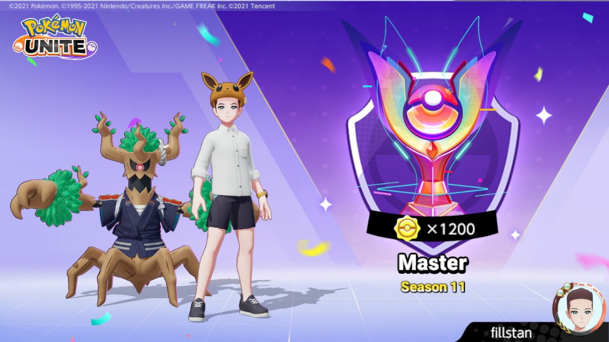 fillstan's tweet image. 7 season break but we're back #PokemonUNITE #NintendoSwitch