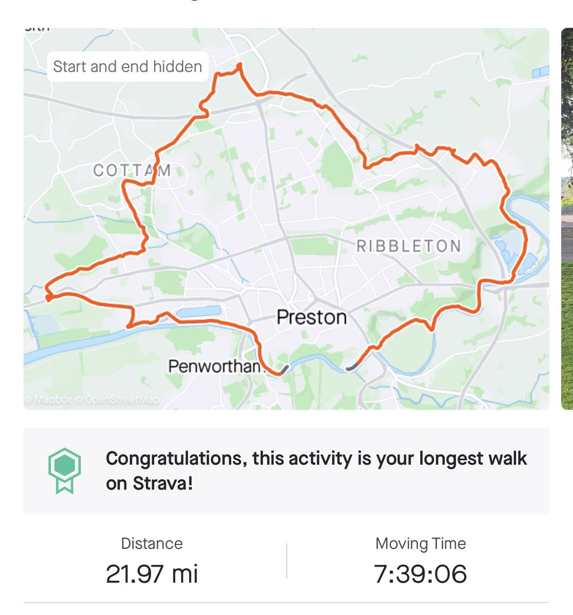 Walked 21 miles with some wonderful friends to celebrate my girl’s heavenly 21st birthday 🚶‍♂️Managed to raise a staggering £2456 😊.. For a wonderful charity that help families living with the monster that is Epilepsy #Childloss <a href="/SudepAction/">SUDEP Action</a>