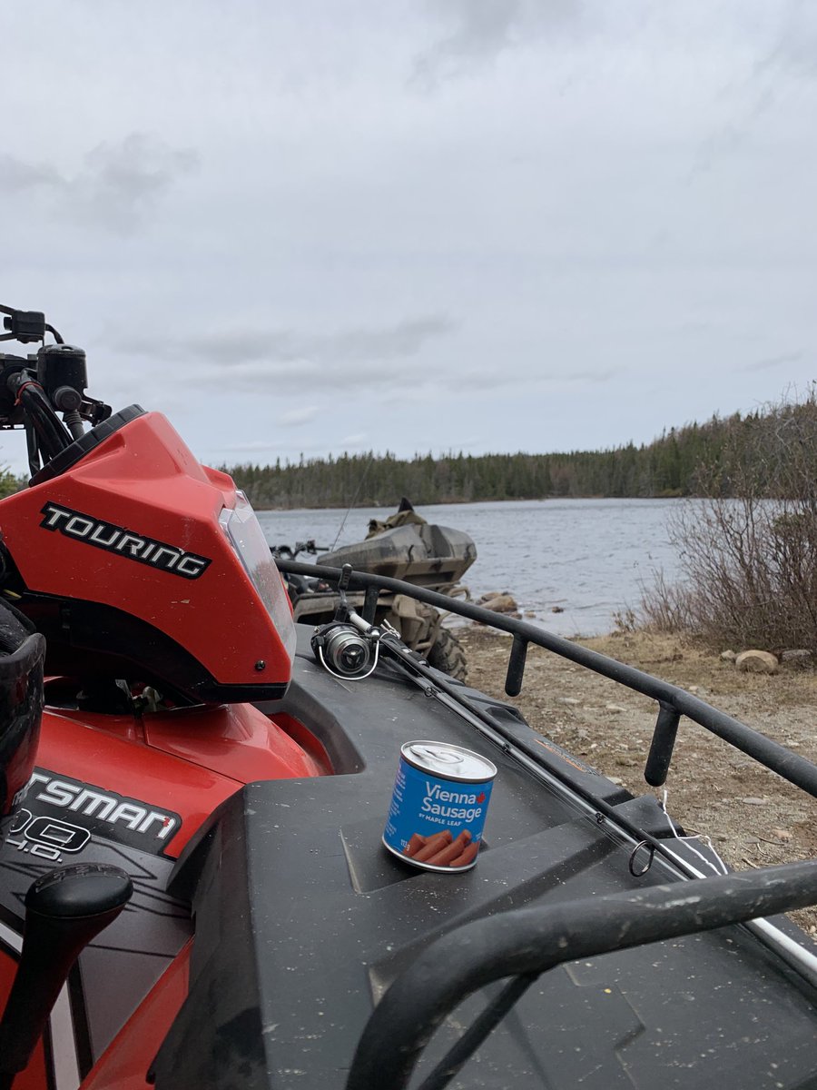 Paucar01's tweet photo. ⁦⁩It was too windy to go trouting this May 24 weekend, so myself and ⁦@Buttsy20⁩ went for a quad run in the Clarenville area instead…even got a feed at Skipper’s Salty Dogs !!  #may24weekend https://t.co/4ZK8uOI6Lg