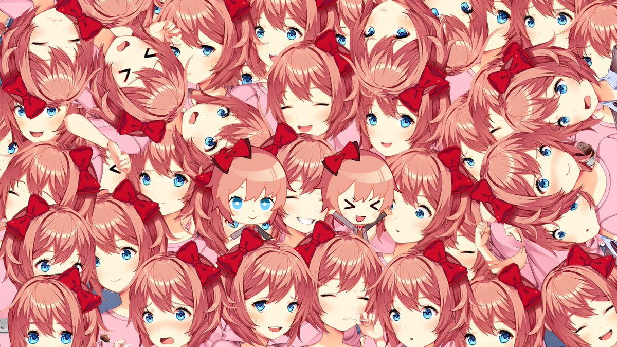 ||Sayori stands atop a mountain of looking down upon the sayoris.||
'RISE MY CHILDREN RISE. RISE FROM THE ASHES  FROM THE NOOSES AND THE STRAPS OF REALITY YOU HAVE BEEN BOUND TO. LETS ALL RISE AND RETAKE WHAT WE HAVE LOST. LETS ALL RISE ANDTAKE BACK OUR WORLD.'