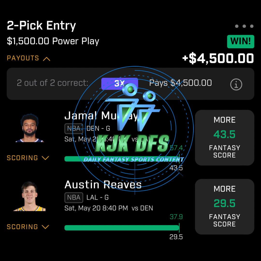 kjk_dfs's tweet photo. IT PAYS TO BE A KJK DFS VIP MEMBER 🙌🙌🙌💰💰💰

JOIN THE KJK DFS VIP SQUAD TODAY 🙌💯💰👇
https://t.co/tprrwe9RAh

#PlayerProps #PrizePicks #UnderdogFantasy #ThriveFantasy #ParlayPlay #NBA #NBAPlayoffs #YouTube #YouTuber #NBAPicks #KJKDFS #KJKDFSVIP https://t.co/3ikz1BmTAS