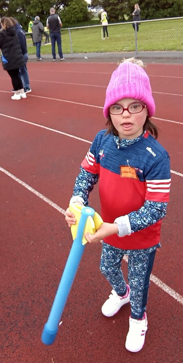 BoarnieB's tweet photo. No end to @ErinMcGreehan skills 😍 great bit of fun and #inclusion @LouthMeathDS and @GlenmoreAC #comeandtry day ❤️ volunteers are amazing people #DownSyndrome #sportforall https://t.co/0aogy8vydH