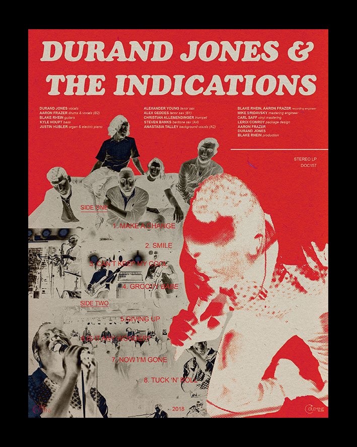 jjustiice's tweet photo. Durand Jones &amp; The Indications Poster Design by moi https://t.co/Bs6ZPKENfr