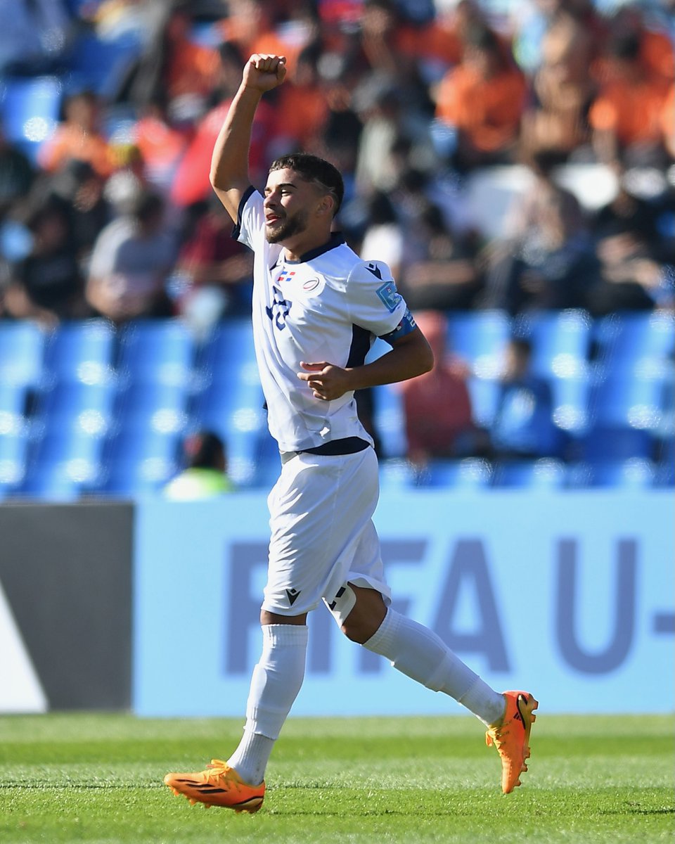 A huge moment for the Dominican Republic 🙌

🇩🇴 Edison Azcona scores his nation's first-ever goal at a #FIFAWorldCup tournament!