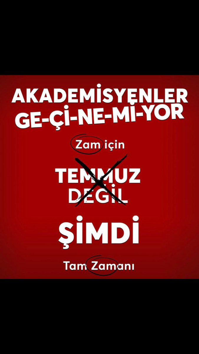 Sayin Cumhurbaskinim @RTErdogan ve bakanim @vedatbilgn , doktorlara saglik bakanlığı, hakimlere adalet bakanlığı,polislere içişleri bakanlığı sahip çıkarken AKADEMİSYENLERE ve BİLİM İNSANLARİNA da siz sahip çıkın artik,sesimizi duyun lütfen #akademikZam #AkademisyenlerGecinemiyor