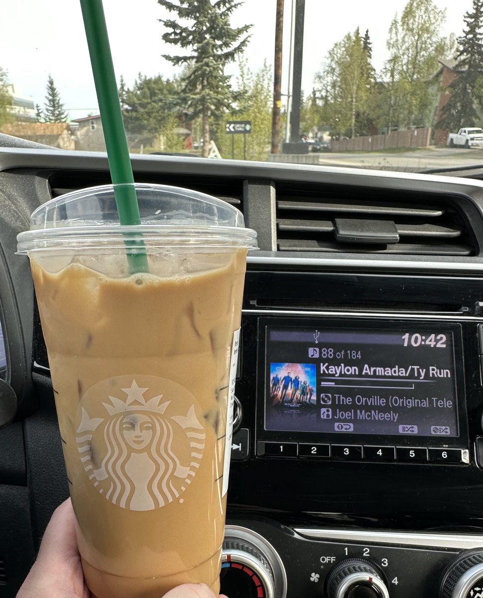 Having my first @Starbucks Sunday morning Ritual of Vanilla Iced Coffee in a while.  Listening to the beautifully composed scores for all 3 seasons of @SethMacFarlane ‘s awesome @TheOrville series! Hope there’s a 4th season! #FilmMusic #FilmScore #OST #TheOrville #TVMusic