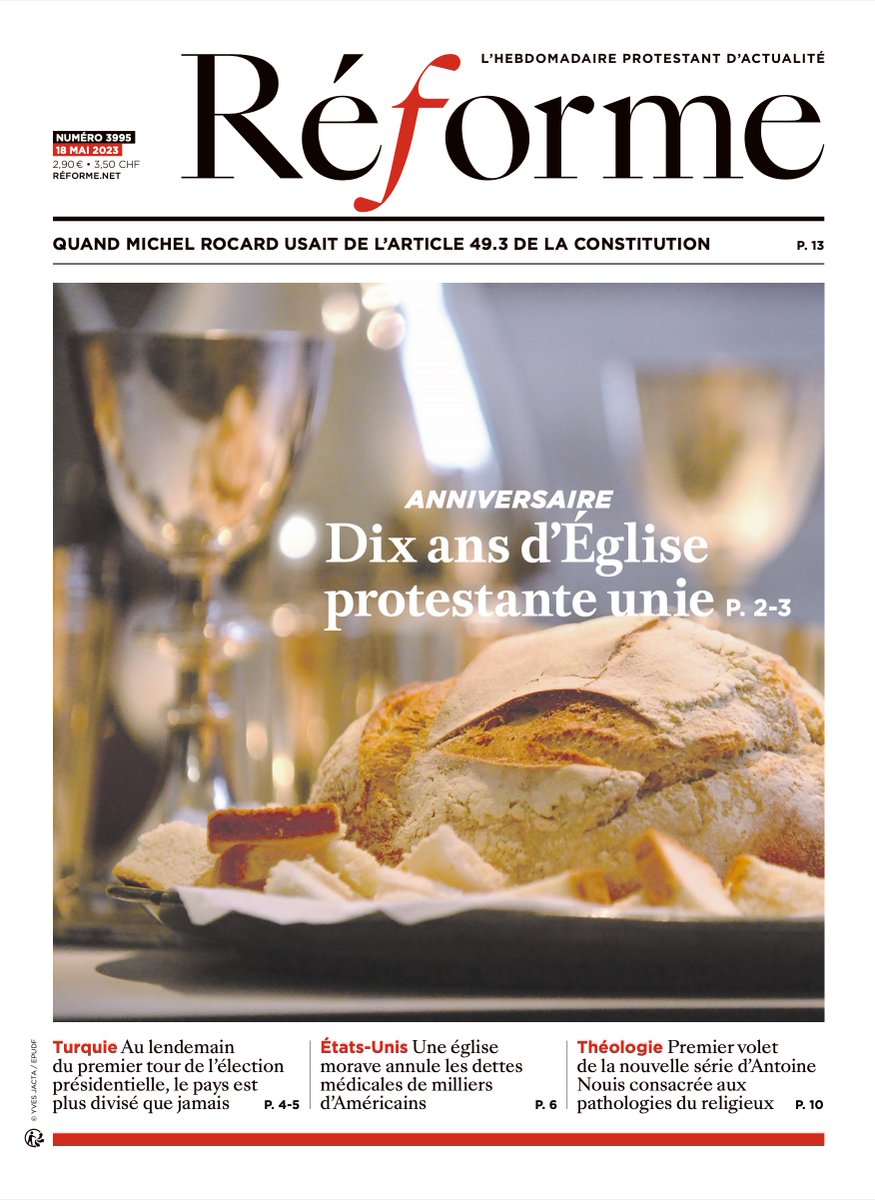SebFath's tweet image. A lire, le beau numéro 3995 de @ReformeHebdo sur les 10 ans de l'Eglise Protestante Unie de France (#EPUDF)
#Protestantisme 🇫🇷 @EPUdF 
⬇️⬇️⬇️