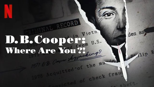 hafelg's tweet photo. #NowWatching D.B. Cooper: Where Are You?! (2022) by Marina Zenovich “random bizarre things”, I agree with one of the interviewees 😁 #SilverTopper #EssentialWatch via @MarinaZenovich on @netflix 

https://t.co/cRYMyLBmkW https://t.co/PGvXbhsspg