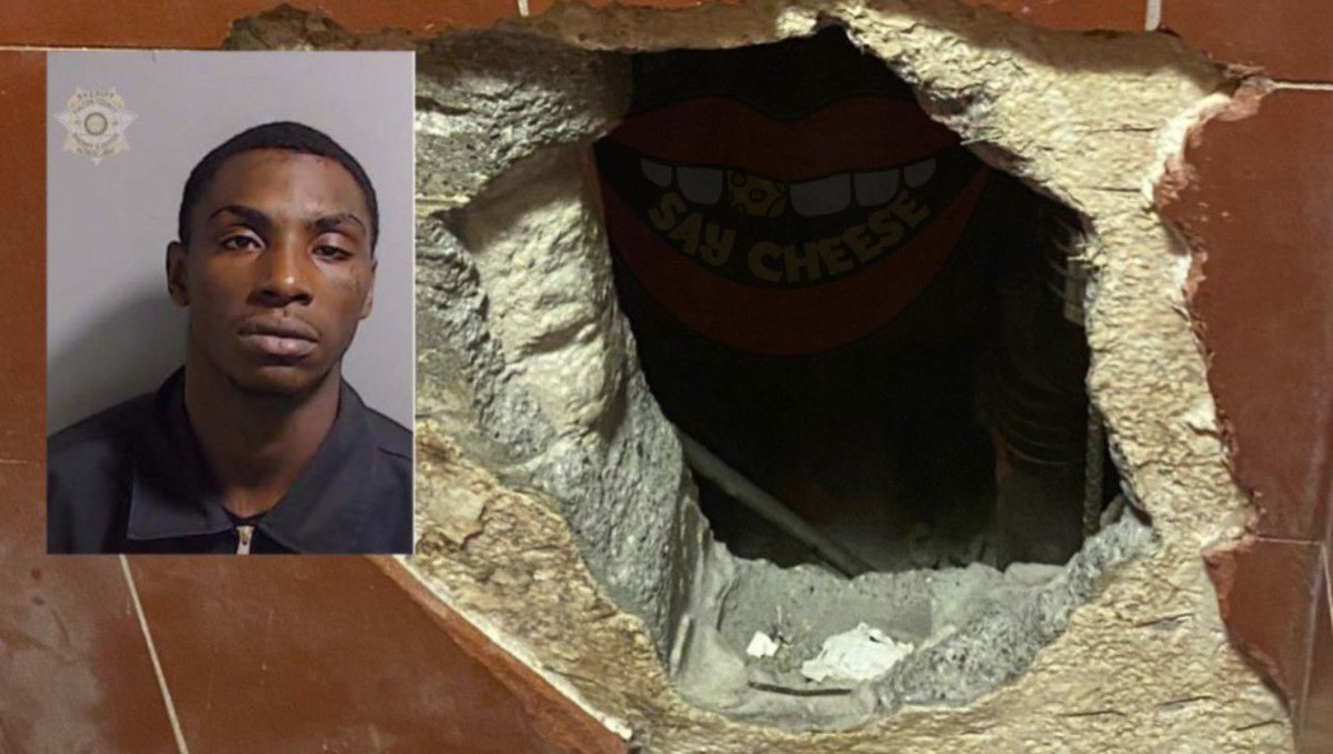 SaycheeseDGTL's tweet photo. Fulton Co. Jail inmate charged after digging tunnel through a wall to stab another inmate https://t.co/5f513f0F3I