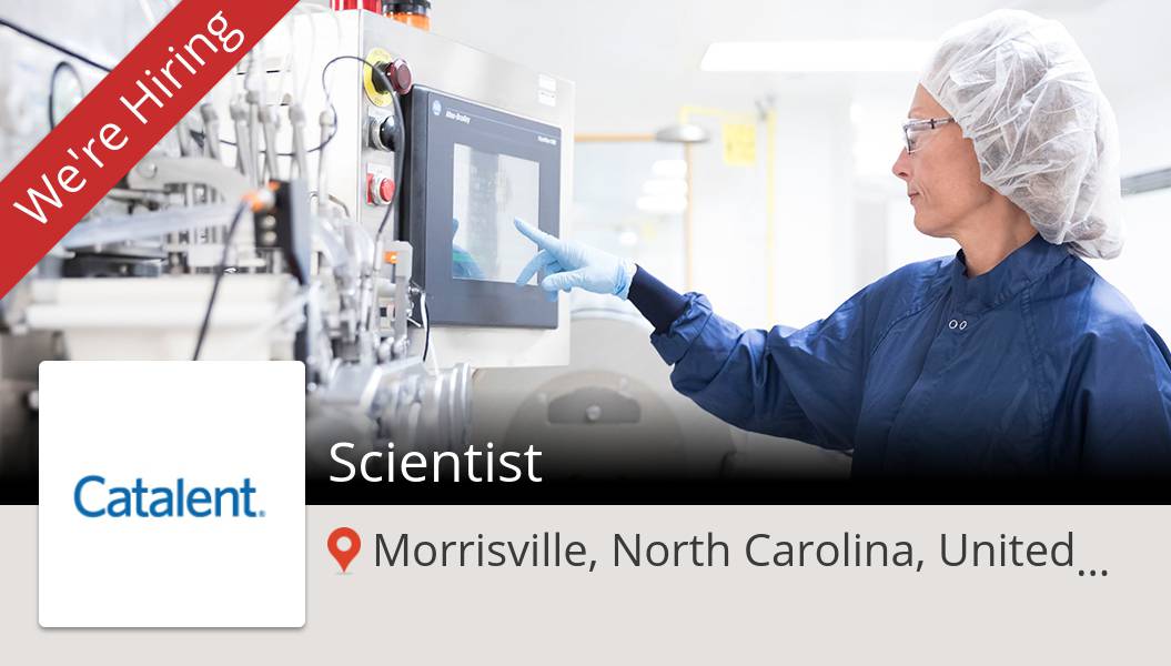MarcSharp13's tweet image. #Scientist needed in #Morrisville at #Catalent. Apply now! #job workfor.us/catalent/6r1tr