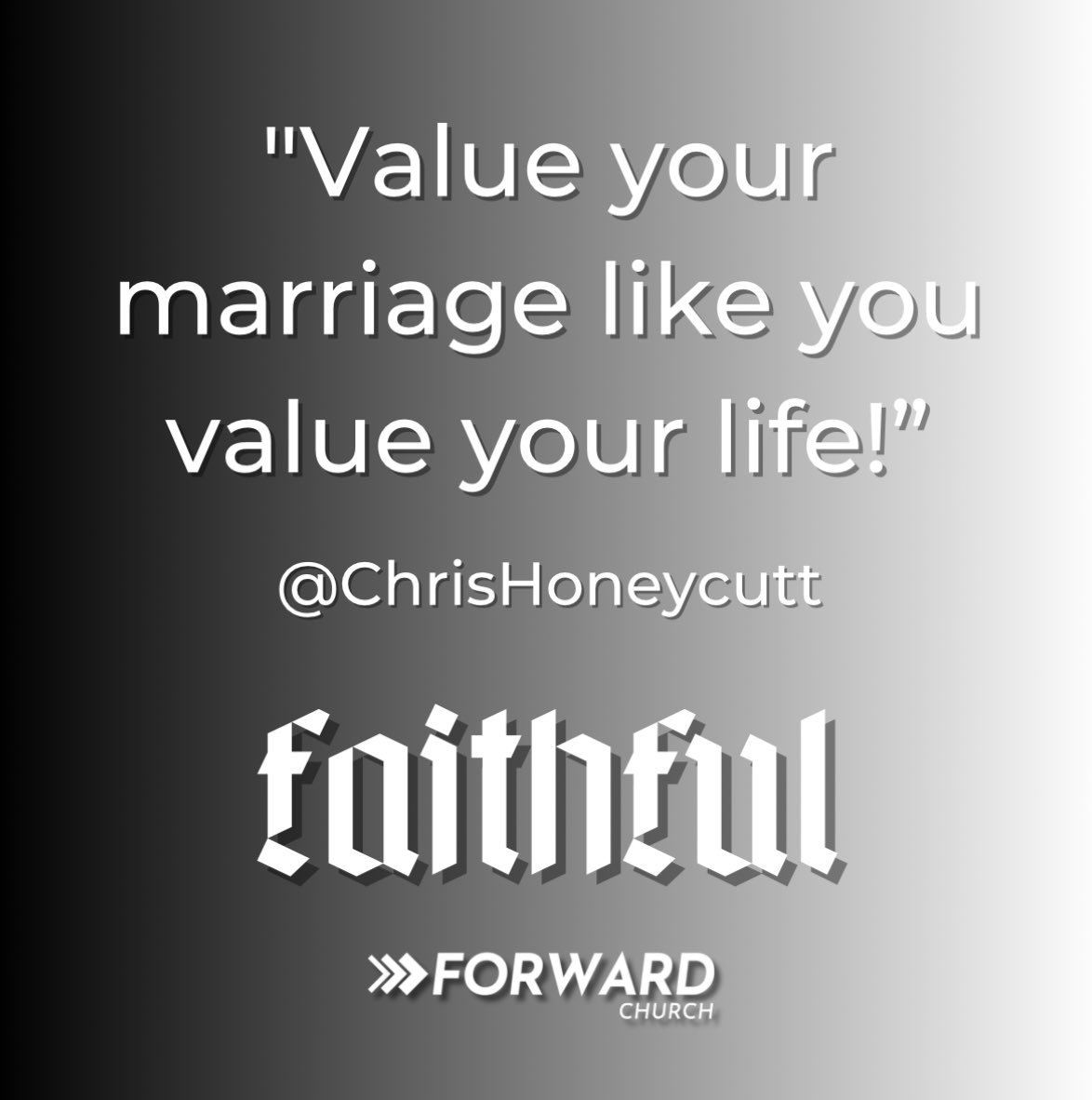 Marriage isn’t just another relationship! 🤵‍♂️👰‍♀️

We must revere it and treat it differently. Value your marriage like you would your own life! 

Feed it. 🍽️
Fund it. 💵
Preserve it. 🏥
Protect it. ⚔️
Cherish it. 💖
Celebrate it. 🎉

#marriage #marriagegoals #faithful #MyrtleBeach