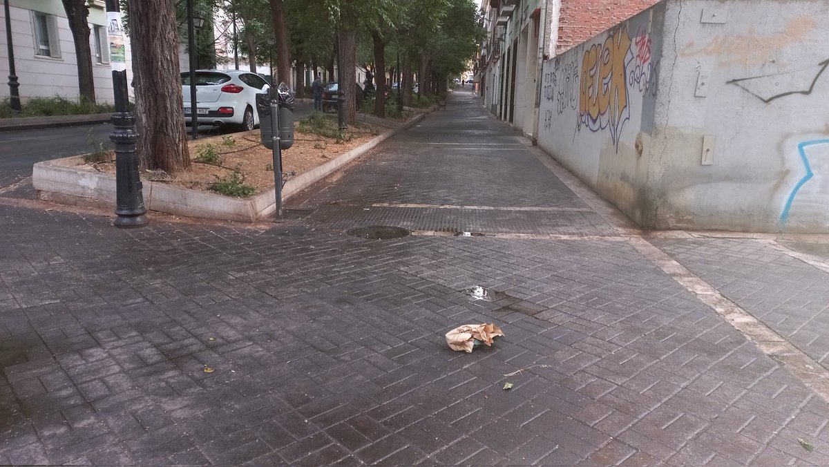 Querido <a href="/Ayto_Aranjuez/">Ayto. Aranjuez</a> ¿No podría pasar la máquina de limpieza que pasó por SanAntonio y por solo un lado de Montesinos para evitar q se nos vayan pegando los pies al suelo y que esta calle deje de parecer el estercolero del centro?
(De lo de ser el pipican... ya si eso)
Gracias.