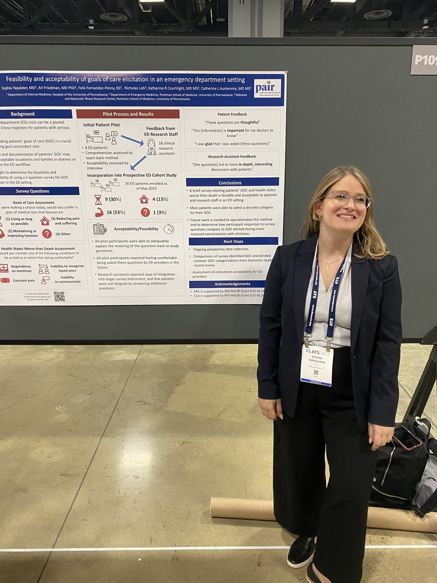 syapalaterMD's tweet photo. Babies’ first #ATS! Thank you @AuriemmaKatie and @k8courtright for your truly incomparable mentorship and @aclong111 and @DSullyResearch for facilitating such an energizing discussion! https://t.co/QE0oOBvTlu
