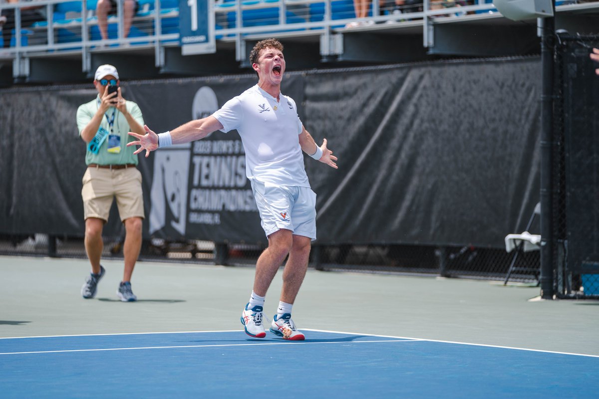 ITA_Tennis's tweet image. GOING BACK-TO-BACK 🏆 

Virginia wins the 2023 NCAA Division I Men's Tennis National Championship!  

#WeAreCollegeTennis | #NCAATennis