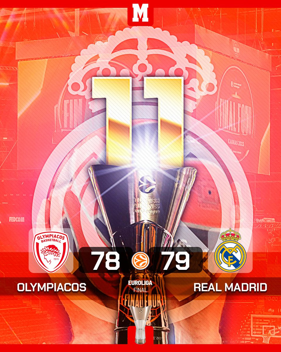 🏆1️⃣1️⃣💜 ¡CAMPEONES DE EUROPA! ¡Enhorabuena <a href="/RMBaloncesto/">Real Madrid Basket</a>! #F4GLORY #Euroliga