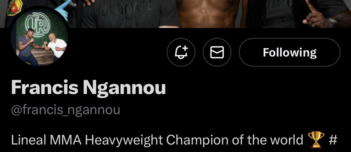 Current MMA tweet media