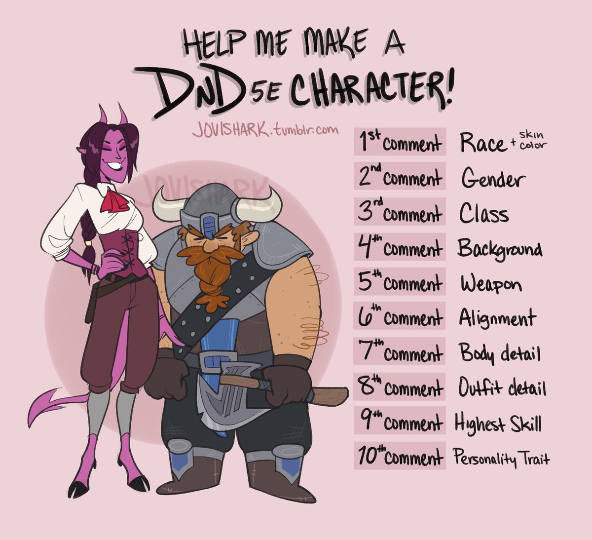 i made this a while ago but help me crowdsource an adventurer to draw