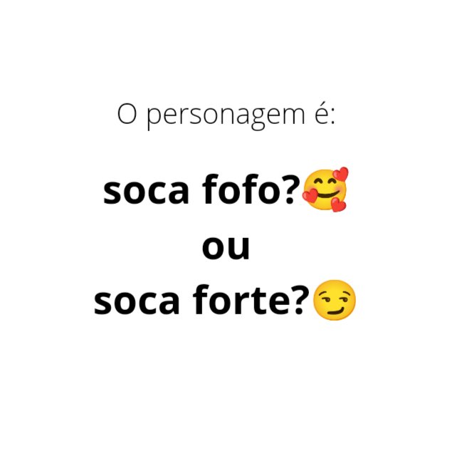 Soca tão fofo que é uma fofa socando kkkk 