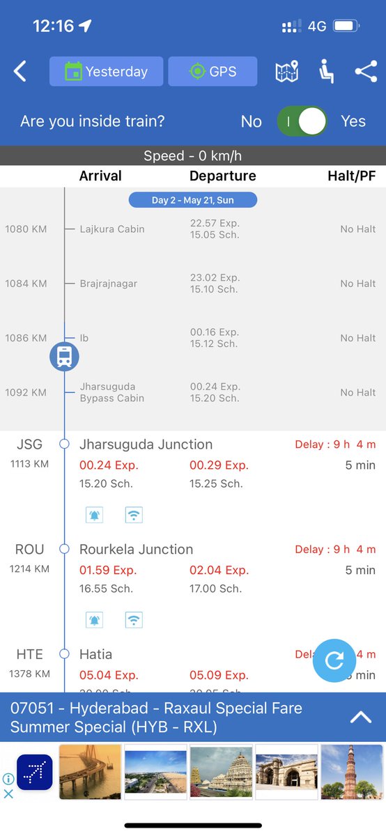 Agarwal__G's tweet photo. #IRCTC #IndianRailways 
We have special trains to make travellers life easy but it is other way round.
My train was only 9 hours late which is increasing after every stop.
Seems railway wants the passengers (including aged patients, small kids and all )to suffer #IRCTCROUTINE https://t.co/i9ZFj2GhOa