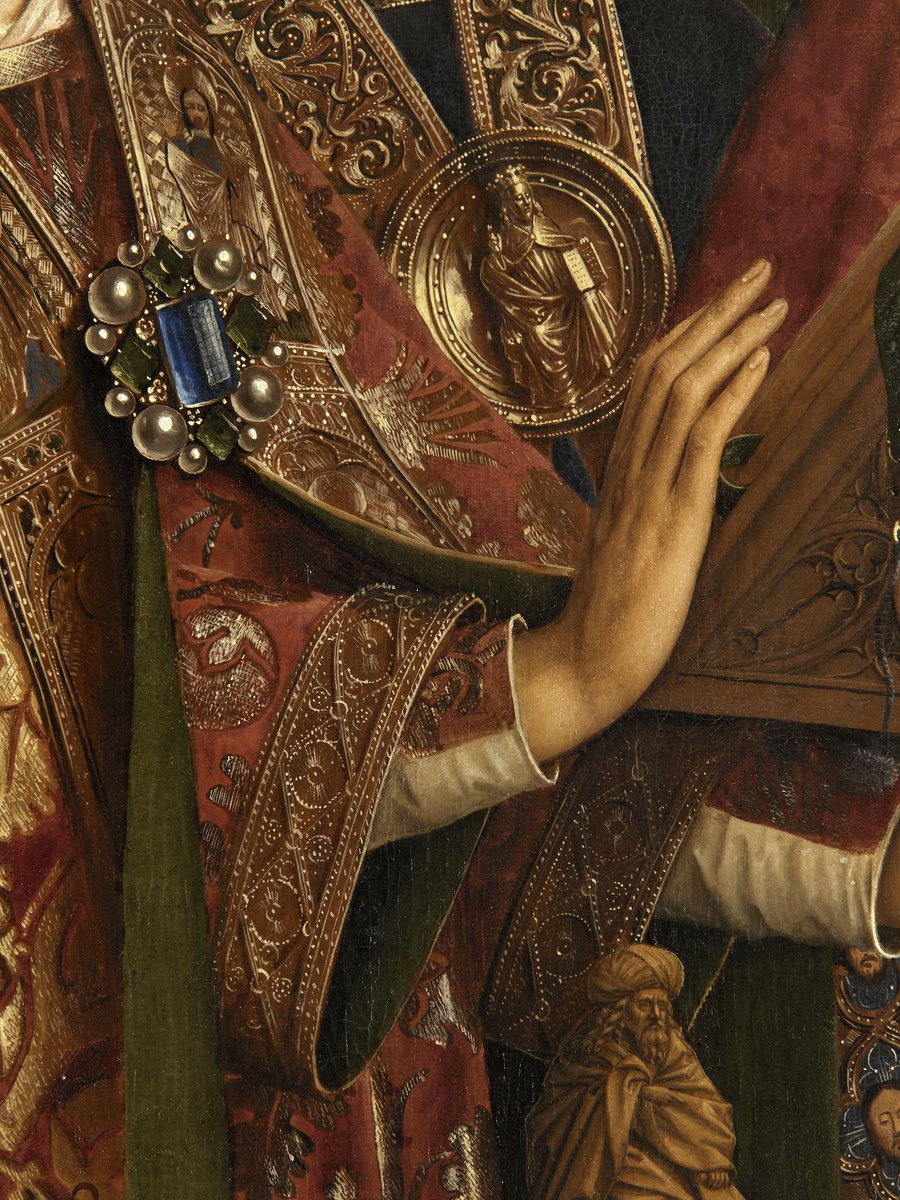Why Jan van Eyck is considered one of the greatest painters of medieval Europe: just look at this snapshot of the Ghent Altarpiece. The man was obsessed with details and we still love him for that.