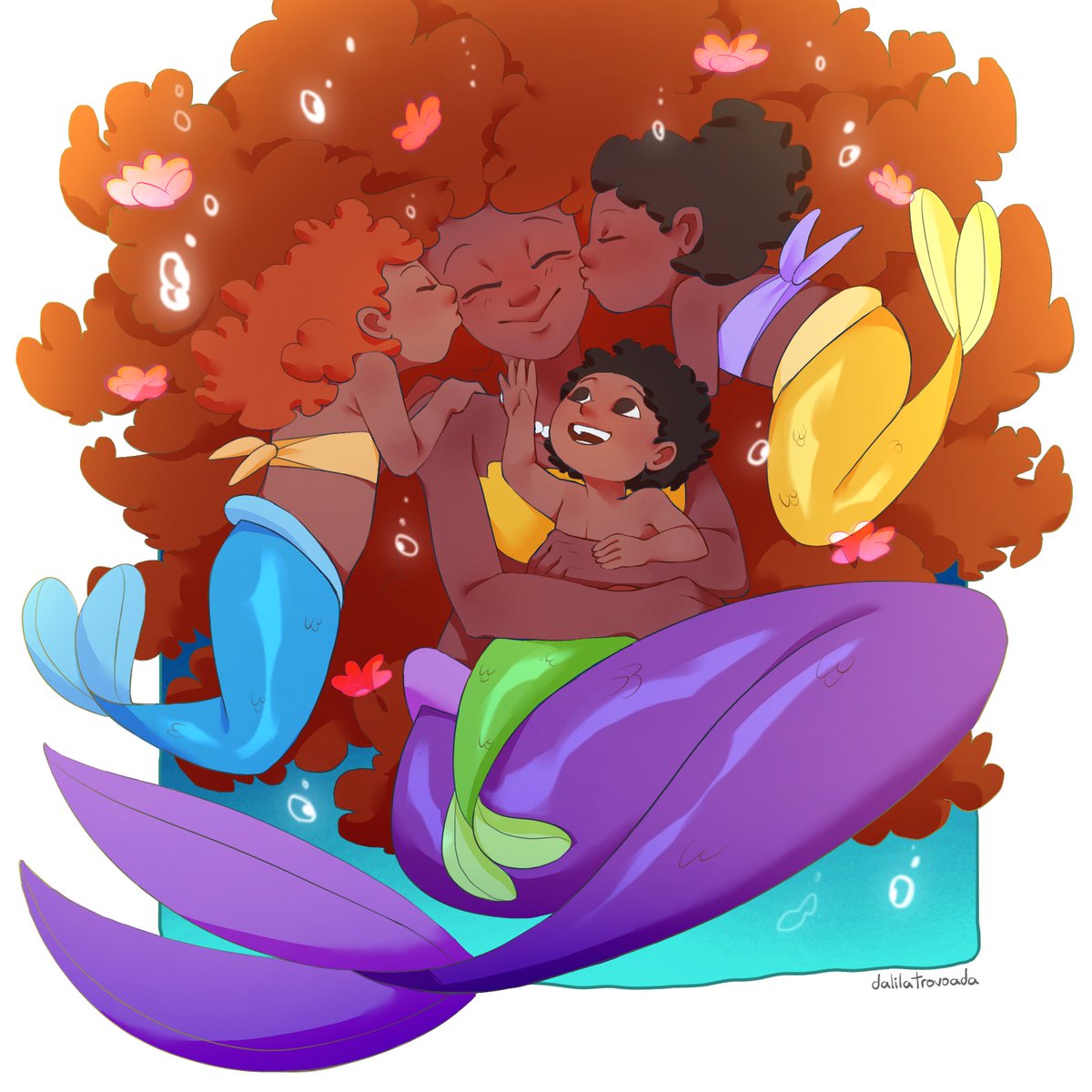 dalila_tr's tweet photo. DAY 14 Mama 
#mermay2023 #drawingchallenge #mermaid #digitalart https://t.co/nk6J5rIbNL