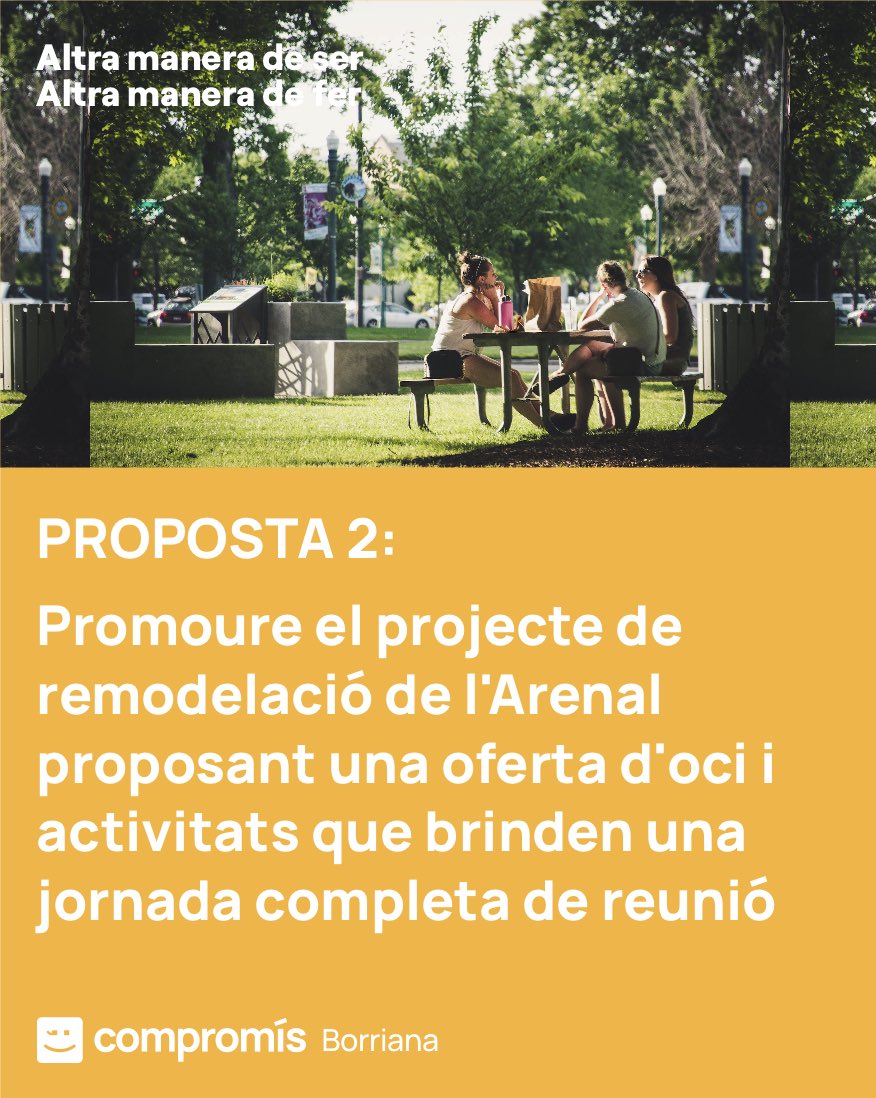 CBorriana's tweet photo. 🟠 Propostes TOP del nostre programa: SOSTENIBILITAT I MEDI AMBIENT

👉Teniu l’enllaç al programa complet en el nostre perfil 👤

#altramaneradeser
#altramaneradefer https://t.co/kdGIMNuoaX