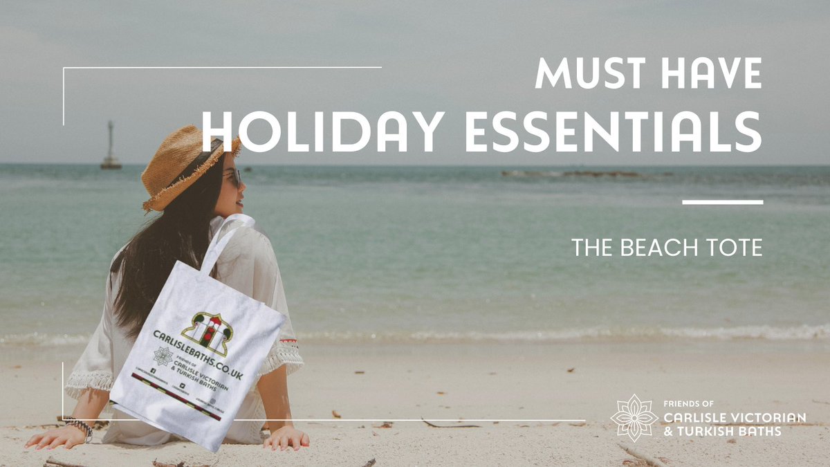 FriendsBaths's tweet image. According to @MoneySavingExp  around now is the best time to bag a deal on your summer holiday 🏖️
Wherever you're headed don't forget to grab this season's must have beach tote...
#Fashion #Influencer #OnTrend
Only £10 while stocks last!
👉carlislebaths.co.uk/shop/