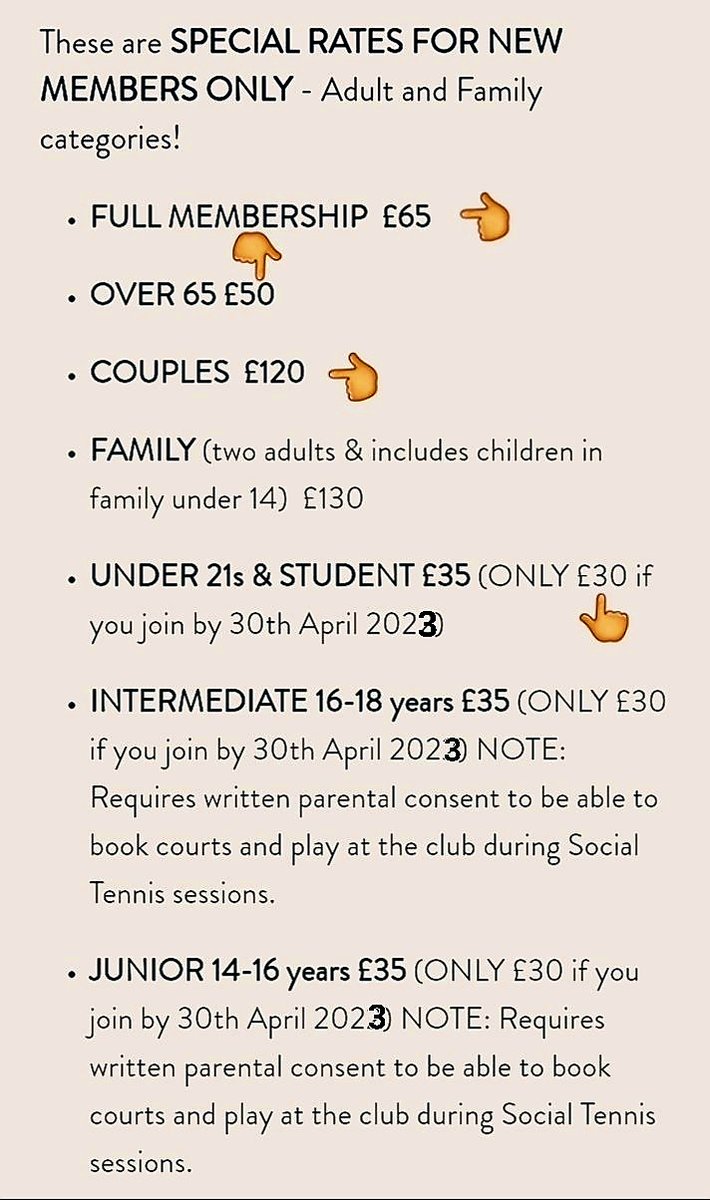 MoorpoolClub's tweet photo. Evening #BrumHour! Lovely morning of Social Tennis 🌞
MTC is recruiting NEW MEMBERS with specially DISCOUNTED RATES - held from last year! Just £65 for the year! 🤯
With the cost of living rising, we hope these are competitive prices.
DM for a membership form &amp; details!
🎾😎👍 https://t.co/dVEwkWh00N