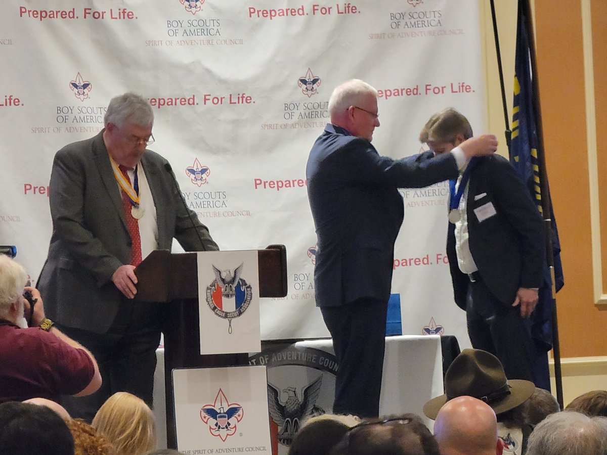 BSA_NEBC's tweet photo. NOESA, the NESA Outstanding Eagle Scout Award goes to Conrad Ello, from Boston's Oudens Elli Architecture firm. #Boston #architecture #urbandevelopment #NESA #NOESA https://t.co/kdUXhKibtl