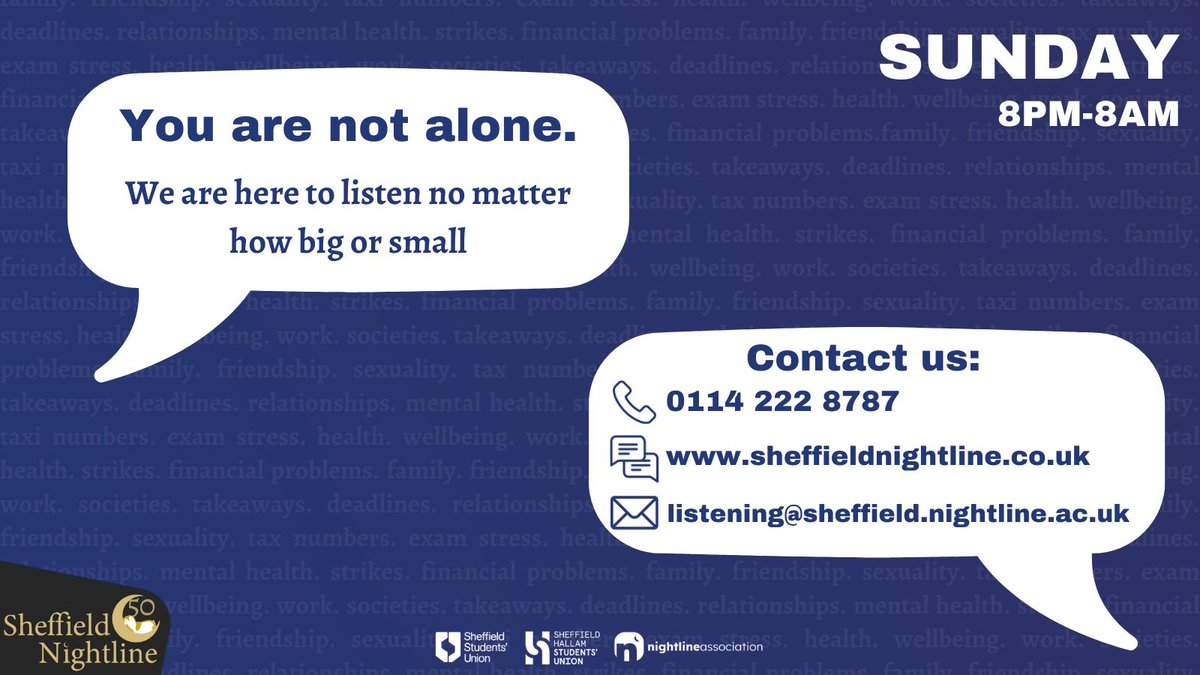 Sheffield Nightline tweet media