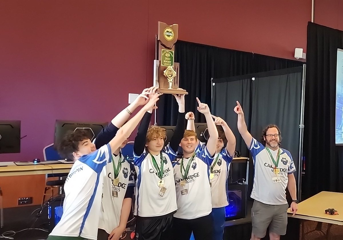 🎮#OHSAA ESPORTS: Congratulations to Cambridge on winning the 2023 Rocket League state championship! They defeat Lima Shawnee 4-1!