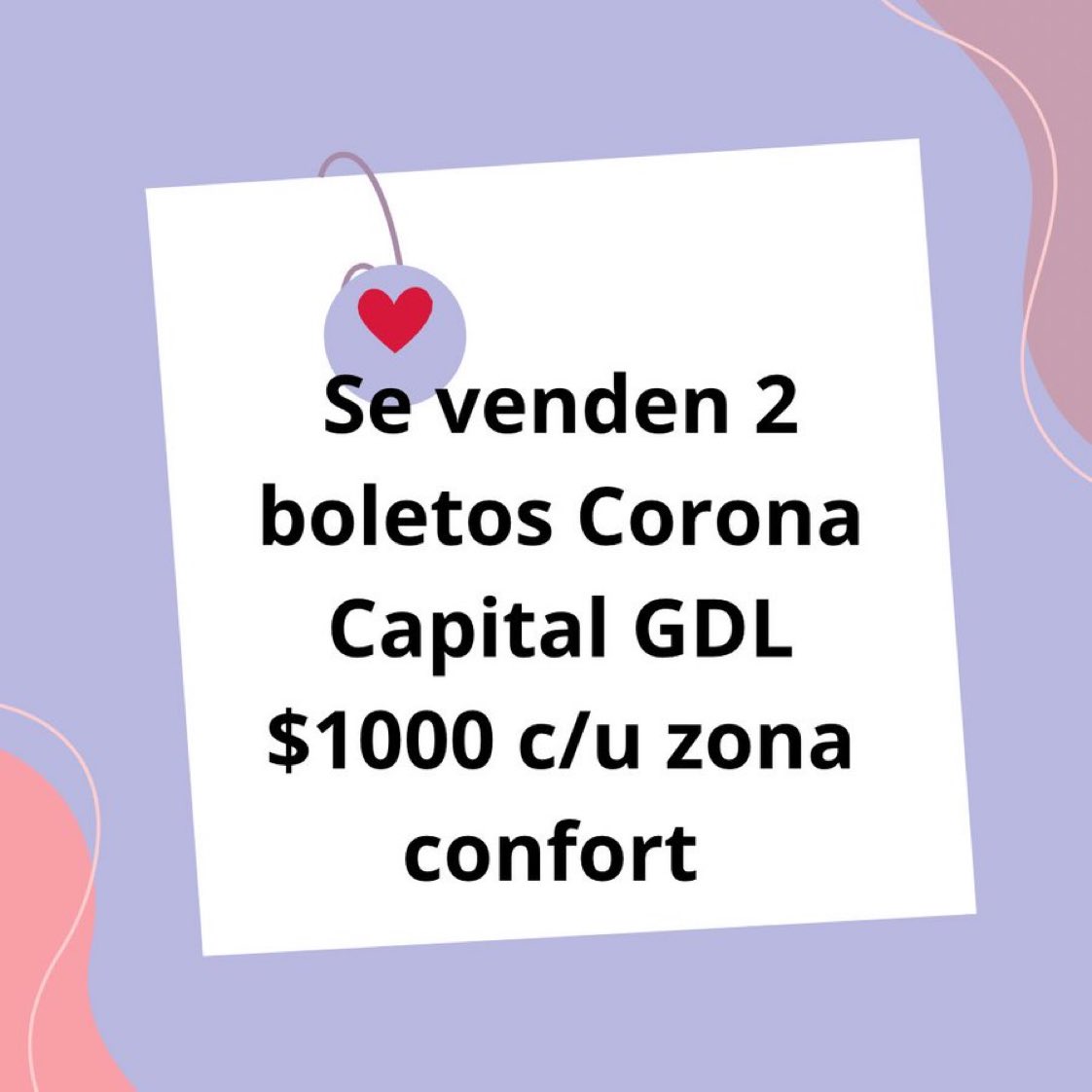 Adrith's tweet photo. Se vende boleto Corona capital Guadalajara 2023 2 boletos #CoronaCapital2023 #gdl #Guadalajara https://t.co/XE3zIR1hix