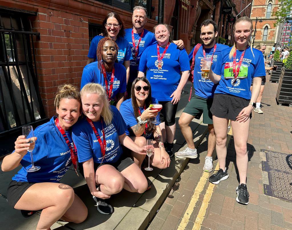 Our fabulous team absolutely smashing the <a href="/Great_Run/">Great Run</a> today in the heat. Absolutely brilliant guys well done 👏🏻 💪🏻 <a href="/MFTnhs/">MFT NHS</a>