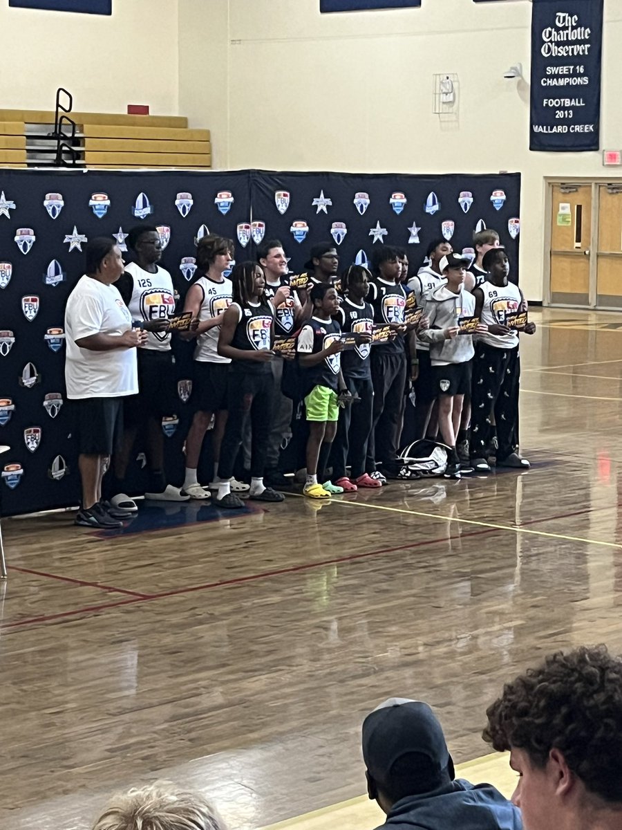 tcolvin35's tweet photo. Great competition at the @FBUcamp Rising 6th grader got dragged by two days in a row by some talented rising 7-9th graders but continued to compete and got invited to tryout for NC and SC teams. Stay focused, good things can/will happen… Josh 7.0… https://t.co/q1XfVAme1C