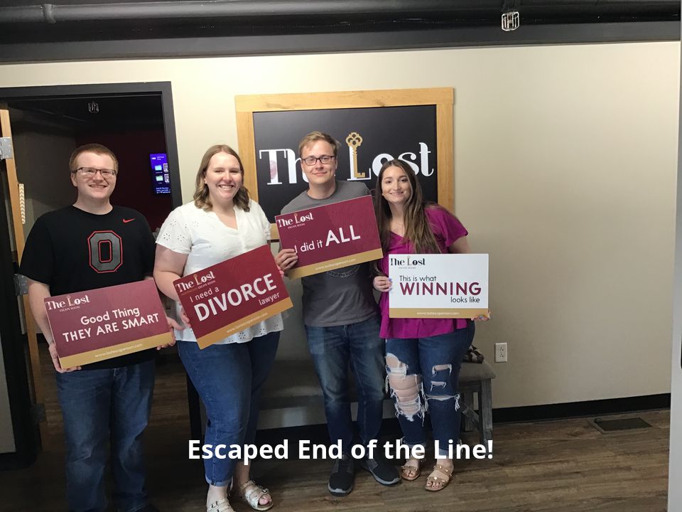 LostEscapeRoom's tweet photo. Escaped End of the Line! https://t.co/Lz5Z4UKcJH