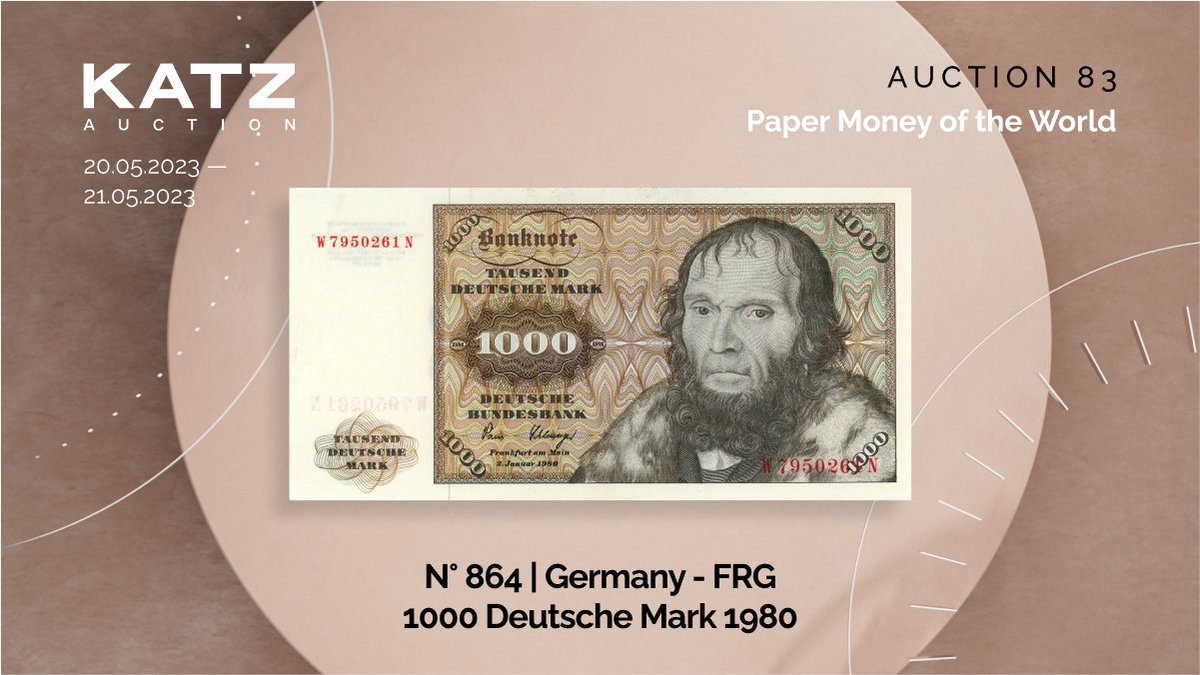 katzauction.com/lot/305307

P# 36b, # W7950261N; AUNC

#auction #KATZauction #papermoney #lots #papermoneycollection
#paper_money #raremoney #collectionmoney #collection  #worldmoney #worldpapermoney #raremoney #oldcurrency #oldmoney #antique #lotsmoney #banknotecollectors #banknote