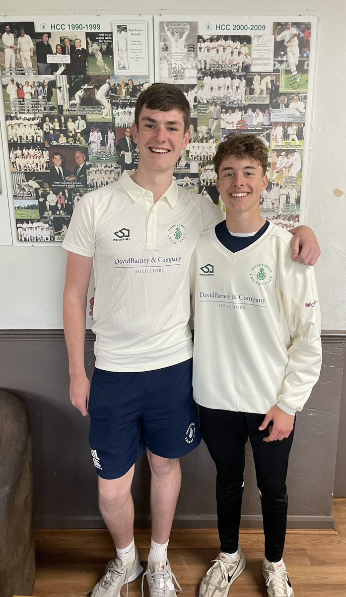 At 16 and 17 years old, Andrew and Johnny put on 113 together to take us ever so close in a very enjoyable, but narrow 2 run defeat in our Sunday friendly against @harrowsaintmaryscc. #sundaycricket #hoddesdoncricketclub #summer #futuresbright