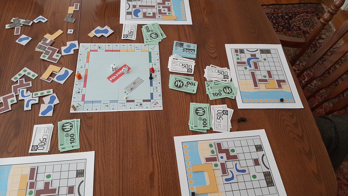 Belltower Games (Jeff) on Twitter "Sunday afternoon Polyopoly test