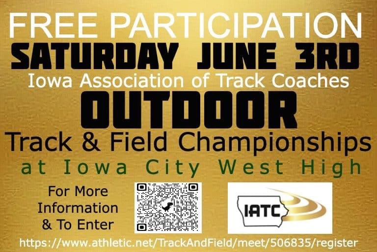 Iowa HS State Qualifying Shot Putters: Would you like to be considered for the 
June 3 <a href="/TrackGuyUSA/">Track Guy</a> Shot Put Showdown in Iowa City?  We will take 8 of each gender, regardless of class.  
Email mikejay59@gmail.com if you would like to be considered.