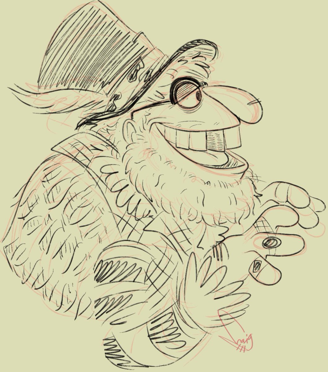 oh yes i finally drew dr teeth after a long while of waiting #MuppetsMayhem