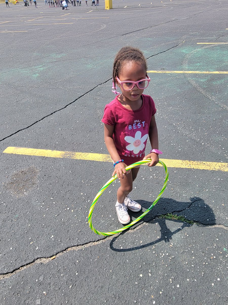 Sometimes it is all about the accessories. #momlife #toddlerlife #hulahoop #familyfun #memories