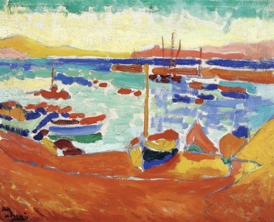 André Derain - Bateaux à Collioure (1905)
#andrederain