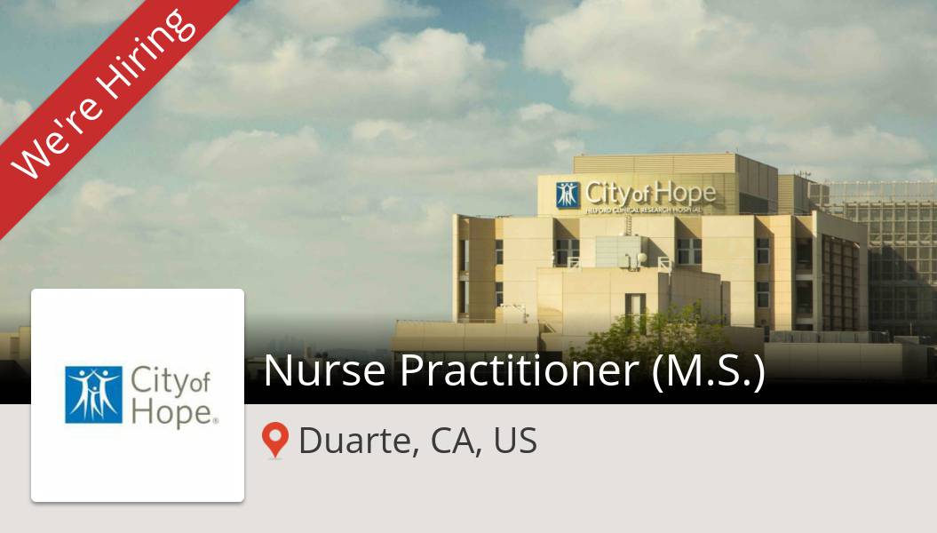 #Nurse #Practitioner (M.​S.) needed in #Duarte at #CityofHope. Apply now! #job workfor.us/cityofhope/k1c… #hiring #careers #healthcare